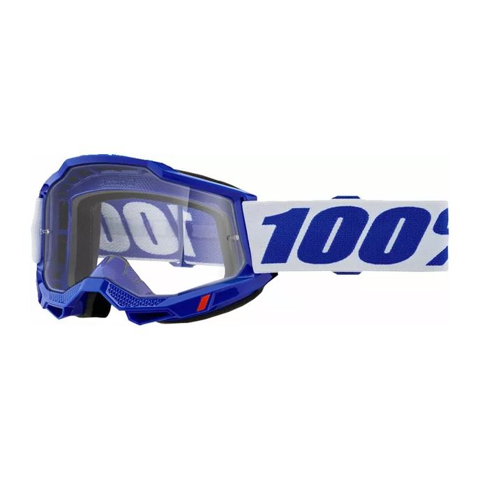 100% MX Goggles Accuri 2 OTG Blue Clear